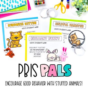 PBIS Pals, Classroom Decor Behavior Management System, Desk Pets