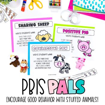 Preview of PBIS Pals | Farm Animals Theme Pack Classroom Decor Behavior Management System