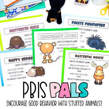Preview of PBIS Pals | Forest Animal Pack | Classroom Decor Behavior Management System