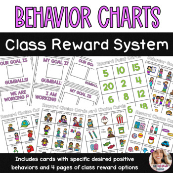 Classroom Behavior Management Incentive Charts by The First Grade Creative