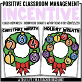 Classroom Behavior Management Incentive Christmas/Holiday Wreath