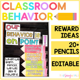 Whole Class Incentives Behavior Tracker August Pencils Cla
