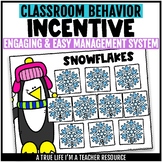 Classroom Behavior Management Incentive Winter Penguin Snowflakes