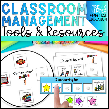 Preview of Classroom Behavior Management Visuals for Special Education and Primary Grades
