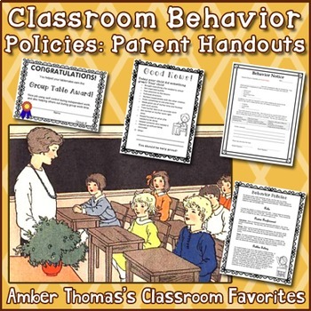 Preview of Classroom Behavior Policies