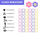 Classroom Behavior Reward System ll Colorful Stamp Chart