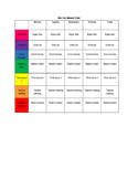 Classroom Behavior Sheet