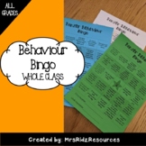 Classroom Behaviour Management Bingo for Whole Class - EDITABLE