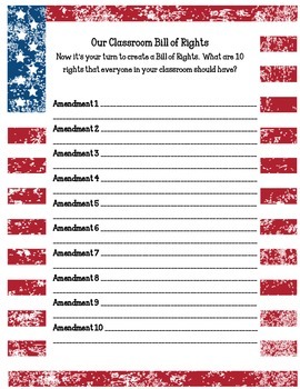 Classroom Bill of Rights by Kelly Sanchez TPT | Teachers Pay Teachers