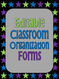 Classroom Binder Organization {Editable}