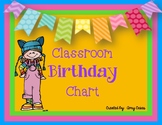 Classroom Birthday Chart