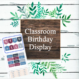 Classroom Birthday Display