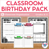 Classroom Birthday Set