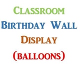 Classroom Birthday Wall Display