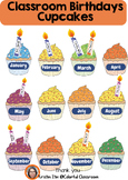 Classroom Birthdays cupcakes