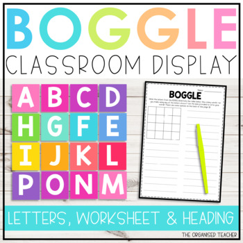 Preview of Classroom Boggle Kit | Literacy Games