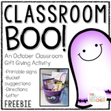 Classroom Boo Bucket Freebie