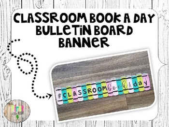 Preview of Classroom Book A Day Banner