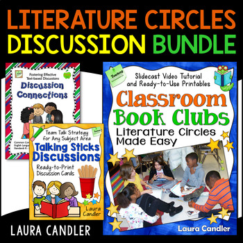 Preview of Literature Circles Made Easy | Classroom Book Clubs Discussion Bundle