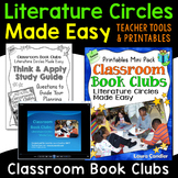Literature Circles Made Easy Step by Step Lessons and Printables