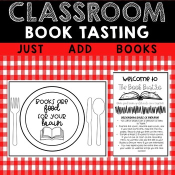 Preview of Classroom Book Tasting Activity
