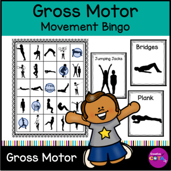 Preview of Occupational Therapy Brain Break SEL Activity Movement & Exercise Bingo Game