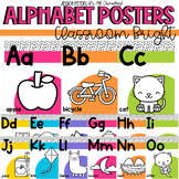 Classroom Bright Alphabet Posters | Classroom Alphabet Wal