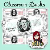 Classroom Buck - Classroom Teacher Student Reward Edgar Allan Poe