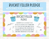 Classroom Bucket Filler Pledge Poster, Uplifting Children'