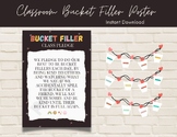 Classroom Bucket Filler Poster, Classroom Decor, Printable