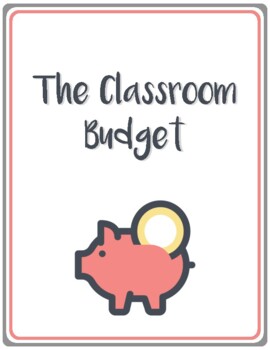 Preview of Classroom Budget Binder