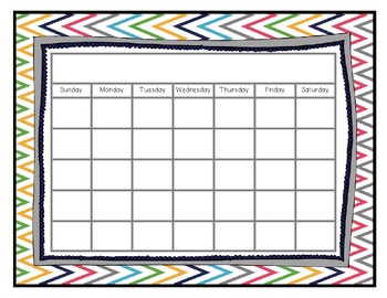 Classroom Calendar by Once Upon a Creative Classroom | TPT