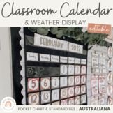 Classroom Calendar | AUSTRALIANA | Pocket Chart and Standard Size