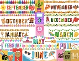 Classroom Calendar~Festive~Holidays~ 2023-2024 Classroom C