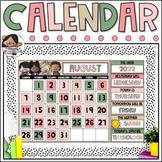 Classroom Calendar Kit | Boho Theme