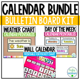 Classroom Calendar Kit Bulletin Board Set Rainbow Bright W