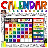 Classroom Calendar Kit | Primary Rainbow