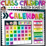 Classroom Calendar Set | Back to School Bulletin Board | C