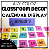 Classroom Calendar Set - Black and White Classroom Decor