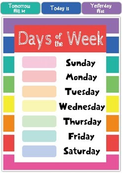 Classroom Calendar Set | Calendar Kit | Classroom Decor | Bulletin Board