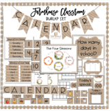 Classroom Calendar Set / Calendar Kit / Farmhouse Decor Bu
