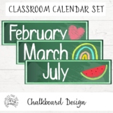 Classroom Calendar Set - Classroom Wall Decor - Bulletin Board Set