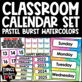 Classroom Calendar Set with Dates/Days/Months/Years - PAST
