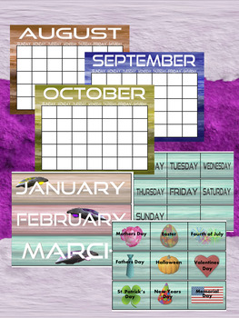 Classroom Calendar Teacher Desk Calendars And Weather Chart