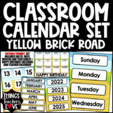Classroom Calendar Templates Set with Dates/Days/Months/Ye