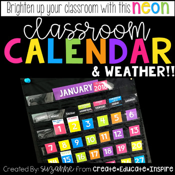 Preview of Classroom Calendar (NEON)