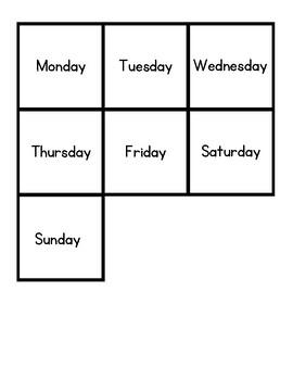 Classroom Calender Set (Black & White) by Curiosity Pre-K | TPT