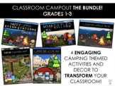 Camping Themed Activities and Classroom Decor Bundle