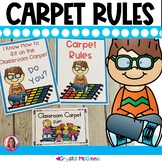Classroom Carpet Rug Rules | Teacher Book | Student Book |