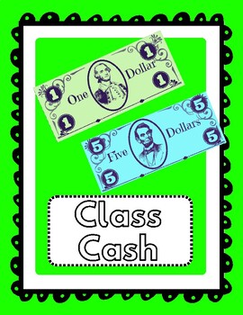 Preview of Classroom Cash